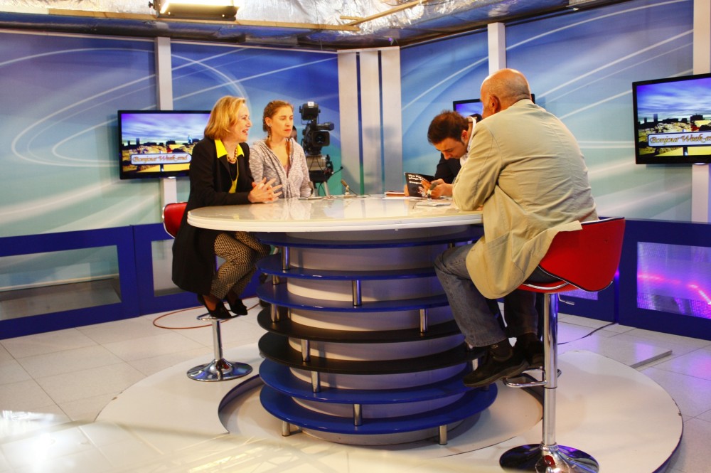 Fernseh-Interview im TV Canal Algerienne