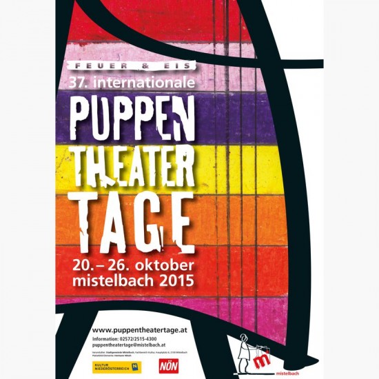 Plakat '37. Internationale Puppentheatertage Mistelbach'; Quelle: puppentheatertage.at