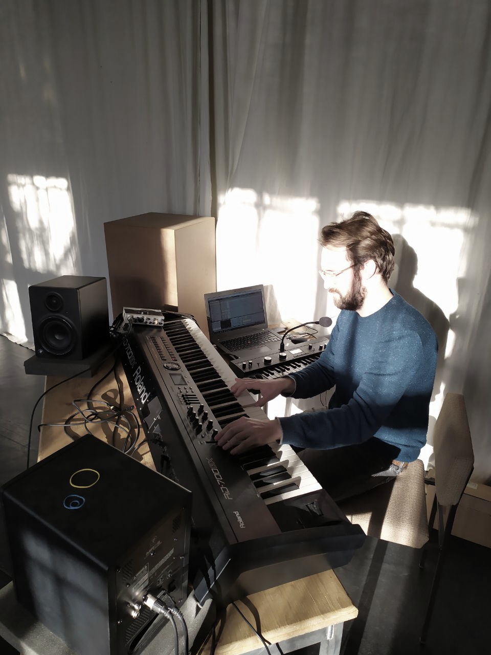 Alexander Hohaus am Keyboard