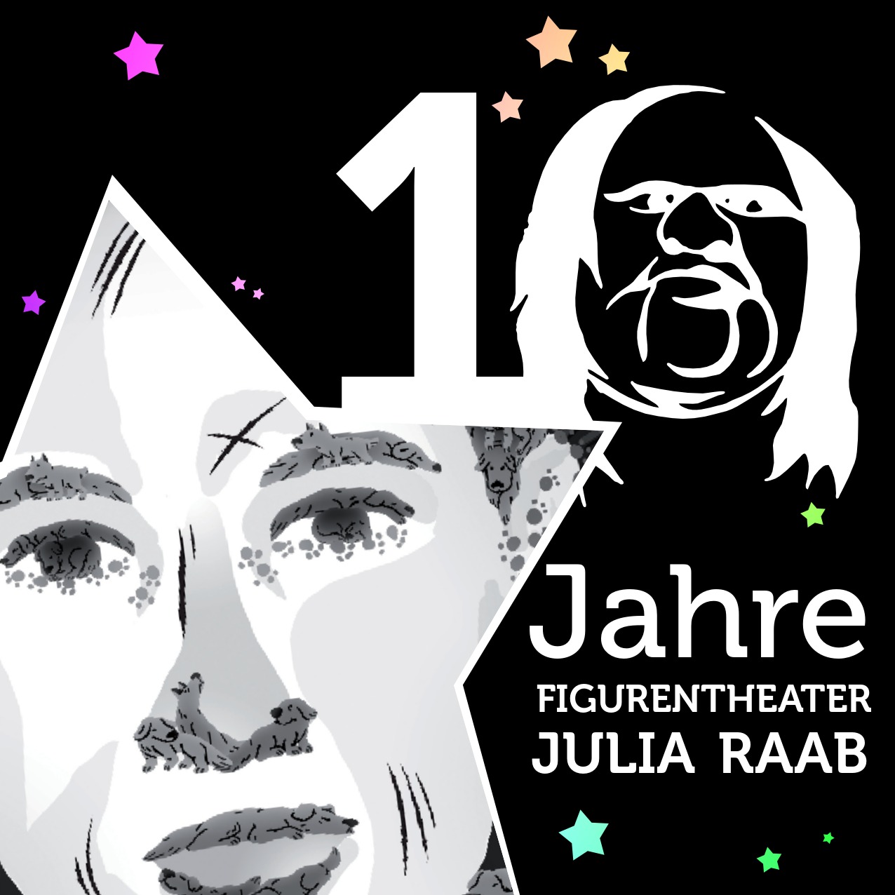 "Der schwarze Hund", 10 Tage - 10 Jahre Figurenspielerin Julia Raab