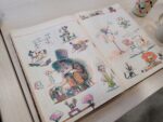 Auftakttreffen für Projekt: Seelenzirkus, Einblick in die Skizzen von Illustrator Yves Paradis, Foto: Julia Raab