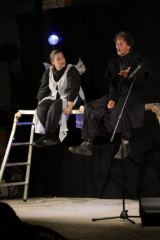 Julia Raab und Frank Schenke in "Gundermann - Engel übder dem Revier", Kunstrasen e.V. Leipziger; Foto: Dr. Ria Hennebach